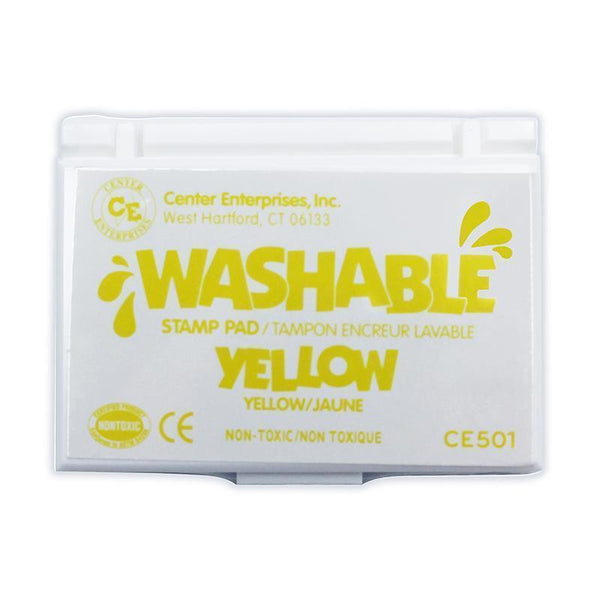Supplies Stamp Pad Washable Yellow CENTER ENTERPRISES INC.