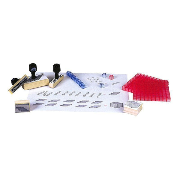 Supplies Stamp Set Base 10 Block 4 Pk CENTER ENTERPRISES INC.
