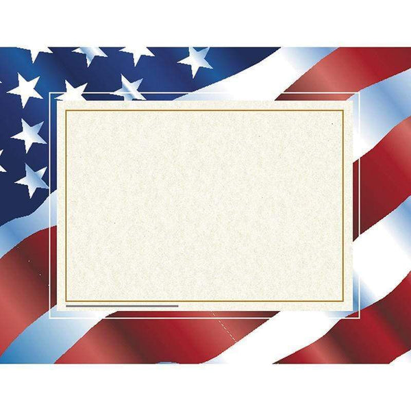 Supplies Stars N Stripes Certificate Border FLIPSIDE