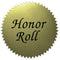 Supplies Stickers Gold Honor Roll 50/Pk 2 FLIPSIDE