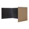 Supplies Study Carrel Black Corrugated 24/Pk FLIPSIDE