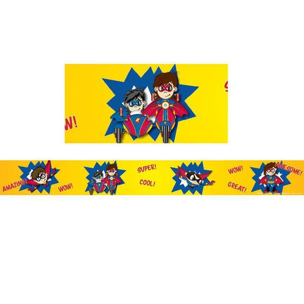 Supplies SUPERHERO BORDER TRIM FLIPSIDE