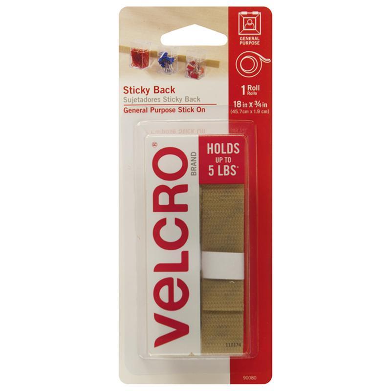 Supplies Velcro Tape 18 Strips Beige VELCRO USA