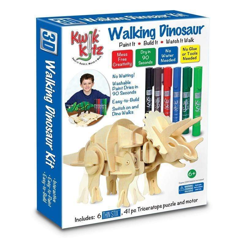 Supplies WALKING DINOSAUR KIT TRICERATOPS THE PENCIL GRIP