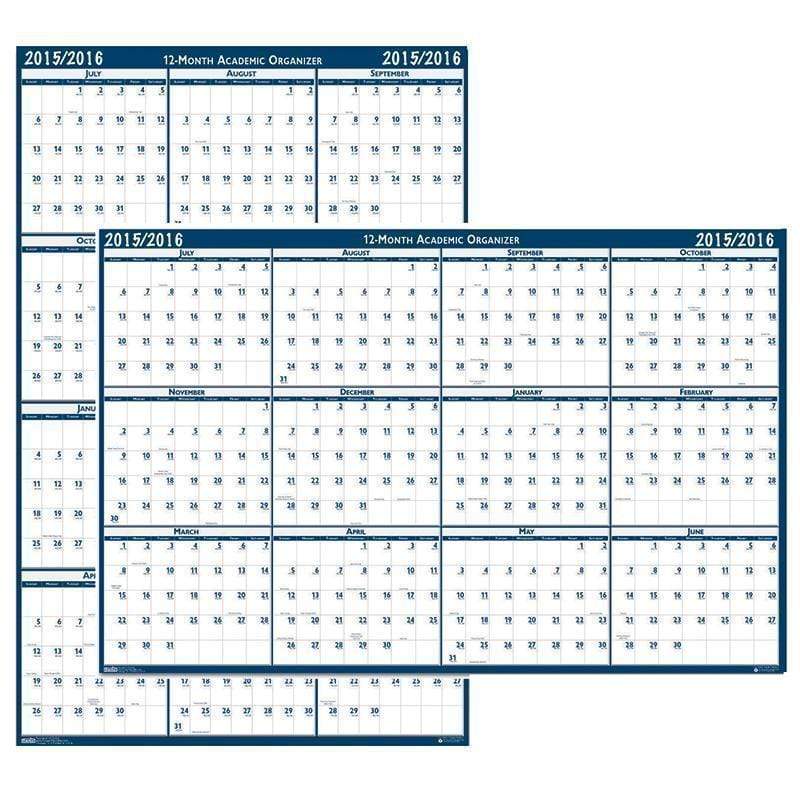 Write On/Wipe Off Calendar
