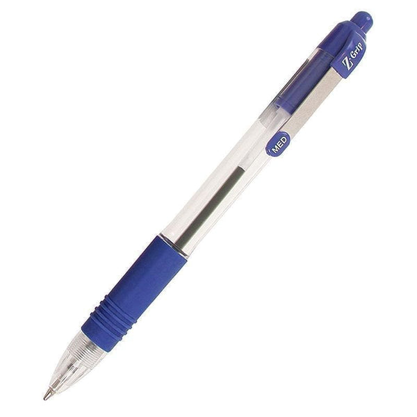 Z Grip Ballpoint Pen Blue 12 Ct