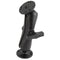 Surface Mount RAM Mount 1.5" Ball Double Socket Arm w/2 2.5" Round Bases - AMPs Pattern [RAM-101U] RAM Mounting Systems