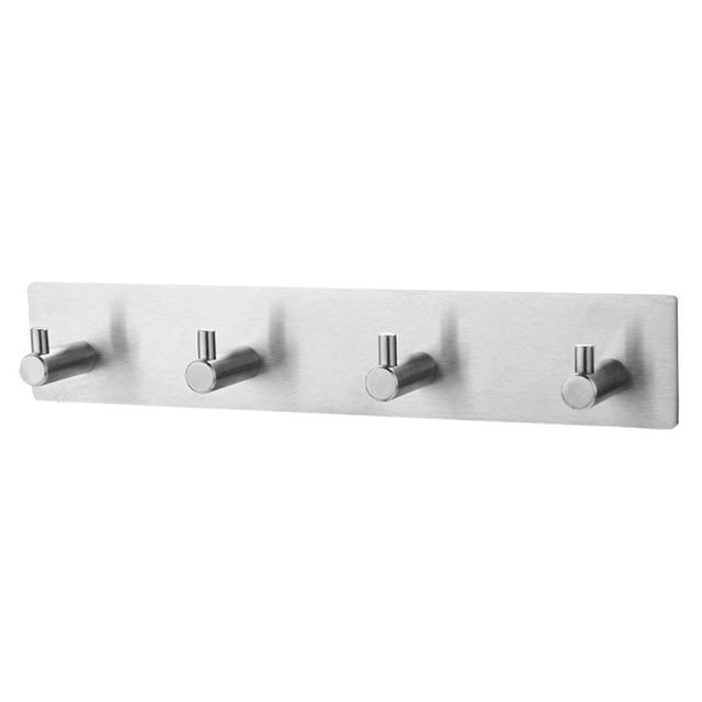 SUS304 Black Robe Hook Wall Hook Towel Hook for Bathroom Stainless Steel Coat Hook Rustproof Hook Hanger for Kitchen Hardware JadeMoghul Inc. 