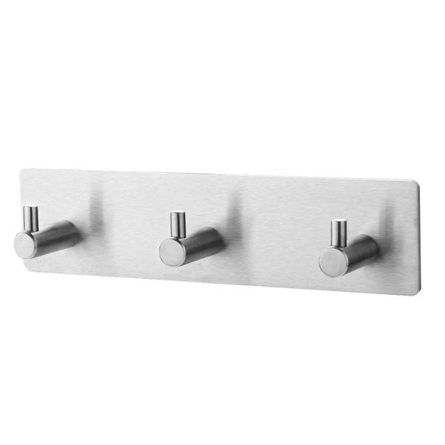 SUS304 Black Robe Hook Wall Hook Towel Hook for Bathroom Stainless Steel Coat Hook Rustproof Hook Hanger for Kitchen Hardware JadeMoghul Inc. 