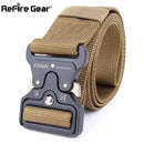 SWAT Military Equipment Knock Off Army Belt Men's Heavy Duty US Soldier Combat Tactical Belts Sturdy 100% Nylon Waistband 4.5cm AExp