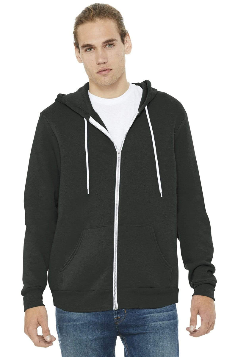 Sweatshirts/Fleece BELLA CANVAS Unisex Zip Up Hoodies BC373921272 Bella + Canvas