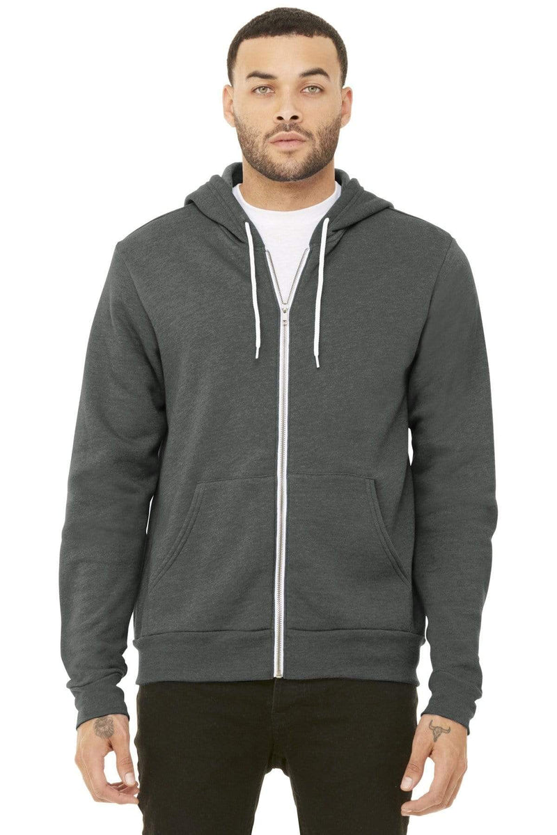 Sweatshirts/Fleece BELLA CANVAS Unisex Zip Up Hoodies BC37392971 Bella + Canvas