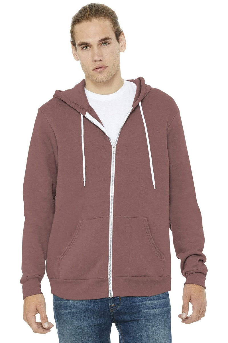 Sweatshirts/Fleece BELLA CANVAS Unisex Zip Up Hoodies BC37393055 Bella + Canvas