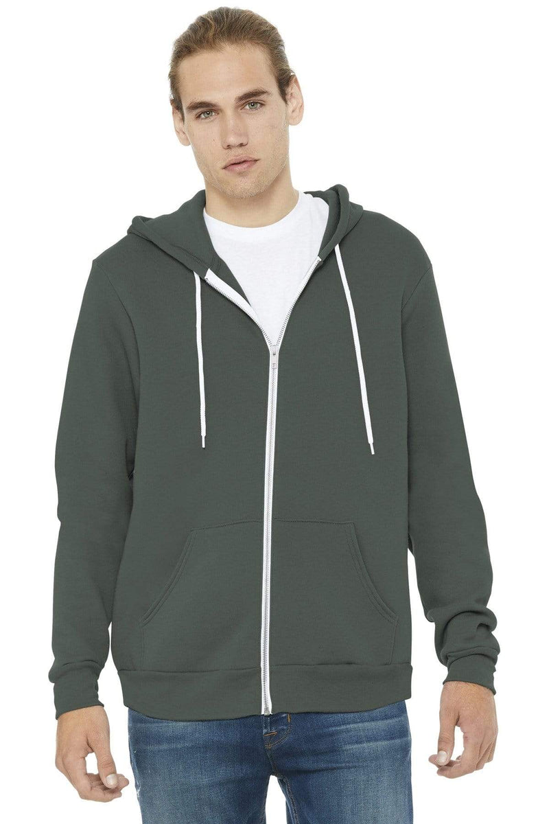 Sweatshirts/Fleece BELLA CANVAS Unisex Zip Up Hoodies BC37393072 Bella + Canvas