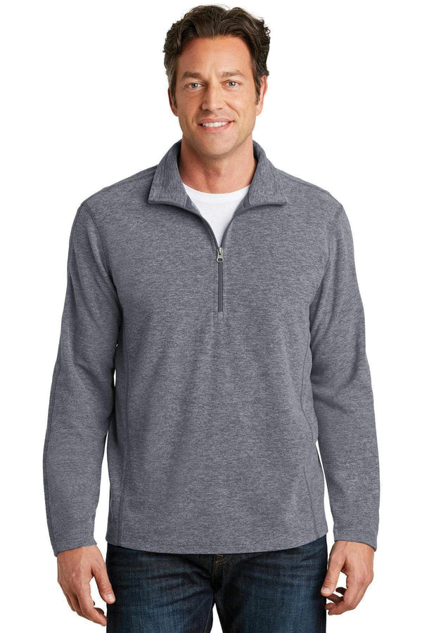 Sweatshirts/Fleece Port Authority Heather microFleece   1/2-Zip Pullover. F234 Port Authority