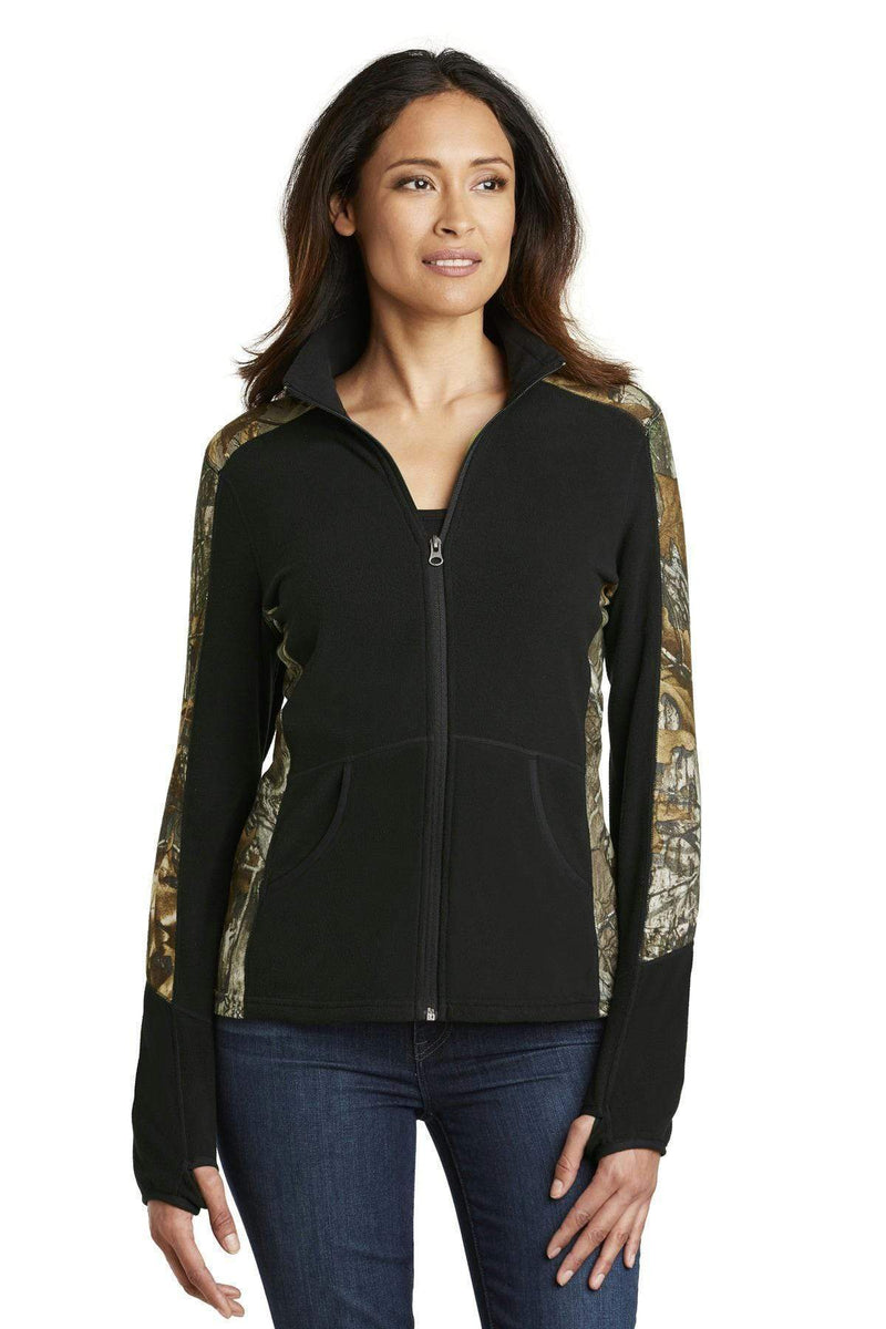 Sweatshirts/Fleece Port Authority Ladies Camouflage microFleece   Full-Zip Jacket. L230C Port Authority