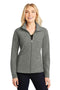 Port Authority Ladies Heather microFleece Full-Zip Jacket. L235-Sweatshirts/Fleece-Pearl Grey Heather-4XL-JadeMoghul Inc.