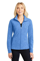 Sweatshirts/Fleece Port Authority Ladies Heather microFleece   Full-Zip Jacket. L235 Port Authority