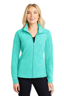 Sweatshirts/Fleece Port Authority Ladies Heather microFleece   Full-Zip Jacket. L235 Port Authority