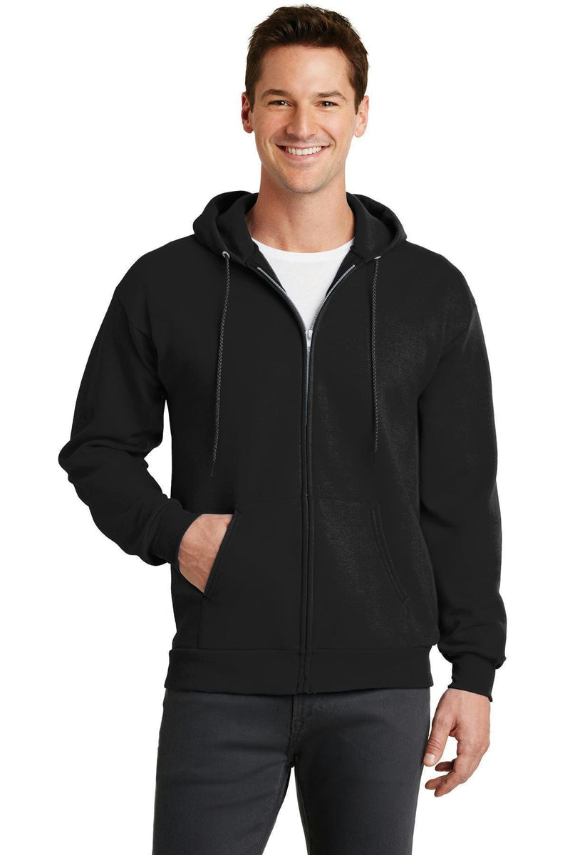 Sweatshirts/fleece Port & Company - Core Fleece Full-Zip Hooded Sweatshirt. PC78ZH Port & Company