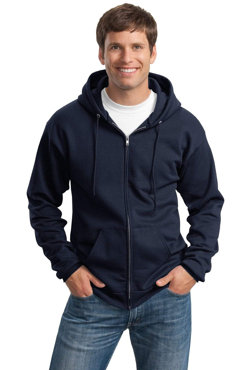 Sweatshirts/Fleece Port & Company Essential Zip Up Hoodies PC90ZHT5781 Port & Company