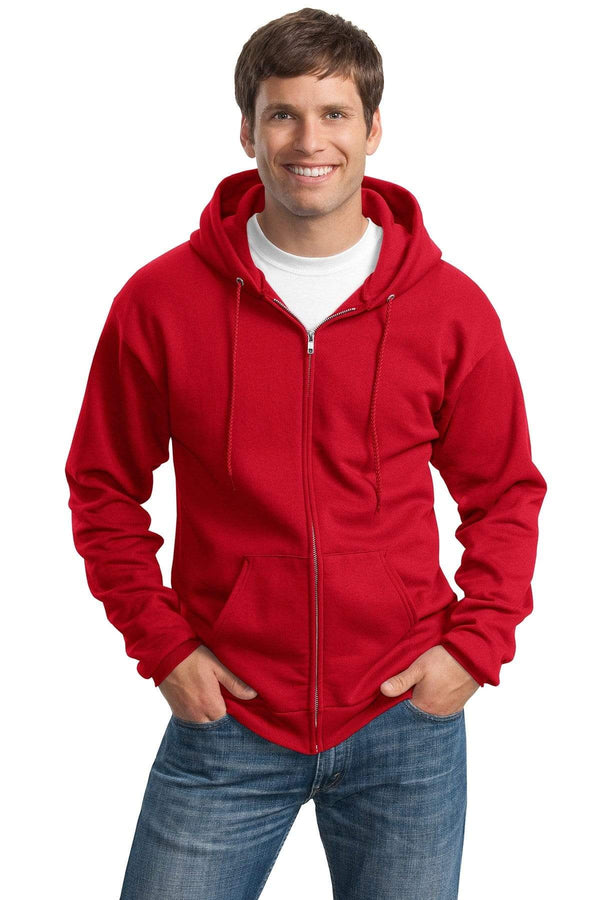 Sweatshirts/Fleece Port & Company Essential Zip Up Hoodies PC90ZHT5832 Port & Company