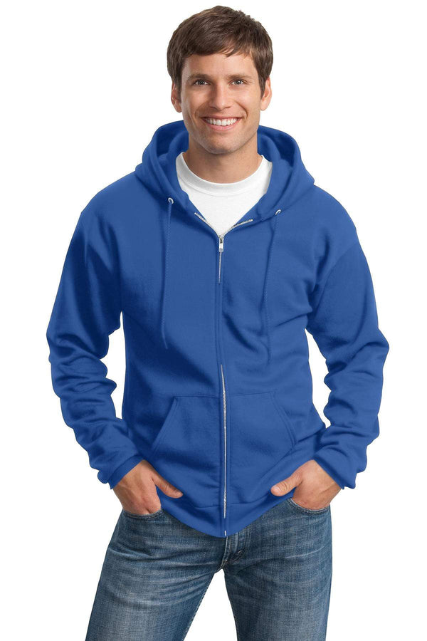 Sweatshirts/Fleece Port & Company Essential Zip Up Hoodies PC90ZHT5851 Port & Company