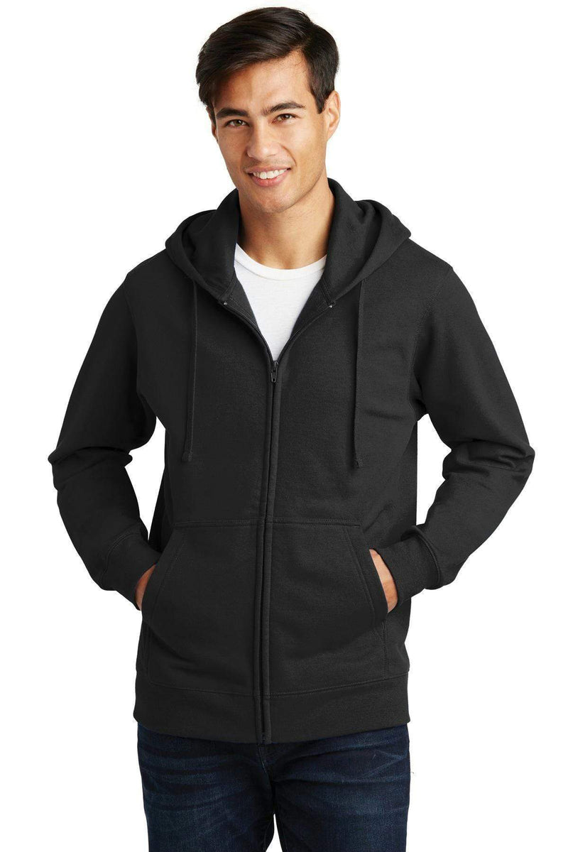 Sweatshirts/Fleece Port & Company Fan Favorite Fleece  Full-Zip Hooded Sweatshirt. PC850ZH Port & Company