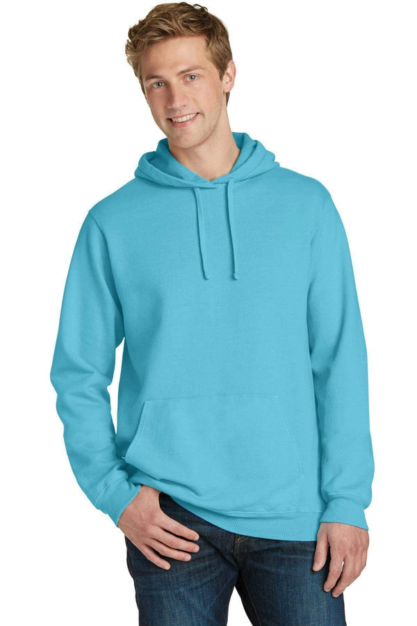 Sweatshirts/fleece Port & Company Pigment-Dyed Pullover Hooded Sweatshirt. PC098H Port & Company