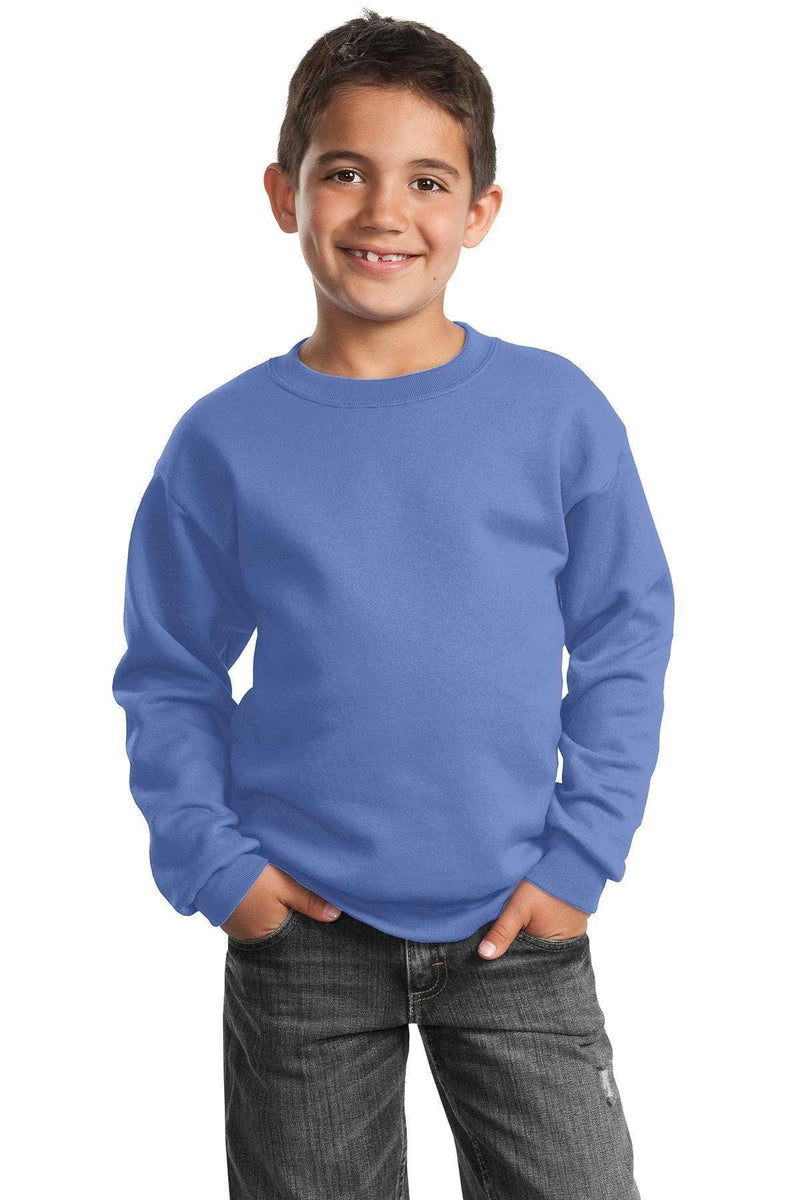 Sweatshirts/Fleece Port & Company - Youth Core Fleece  Crewneck Sweatshirt.  PC90Y Port & Company