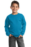 Sweatshirts/Fleece Port & Company - Youth Core Fleece  Crewneck Sweatshirt.  PC90Y Port & Company