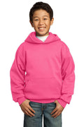 Sweatshirts/fleece Port & Company - Youth Core Fleece Pullover Hooded Sweatshirt.  PC90YH Port & Company