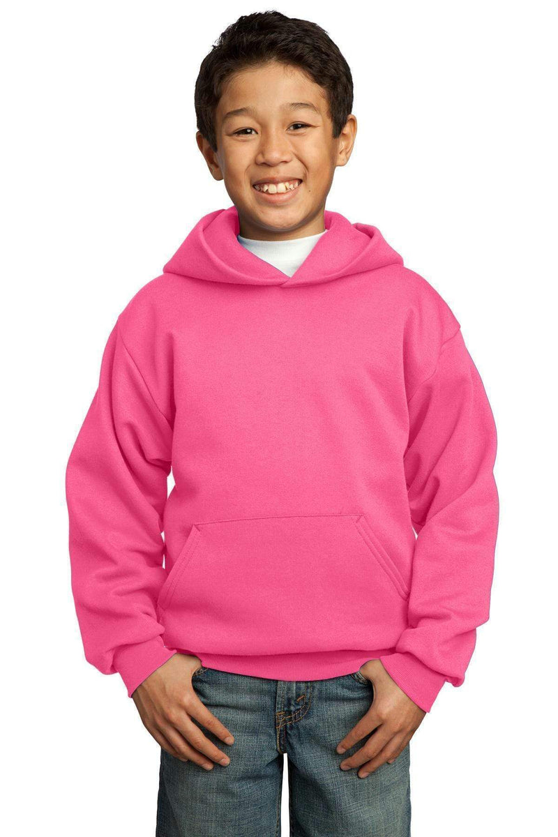 Sweatshirts/fleece Port & Company - Youth Core Fleece Pullover Hooded Sweatshirt.  PC90YH Port & Company
