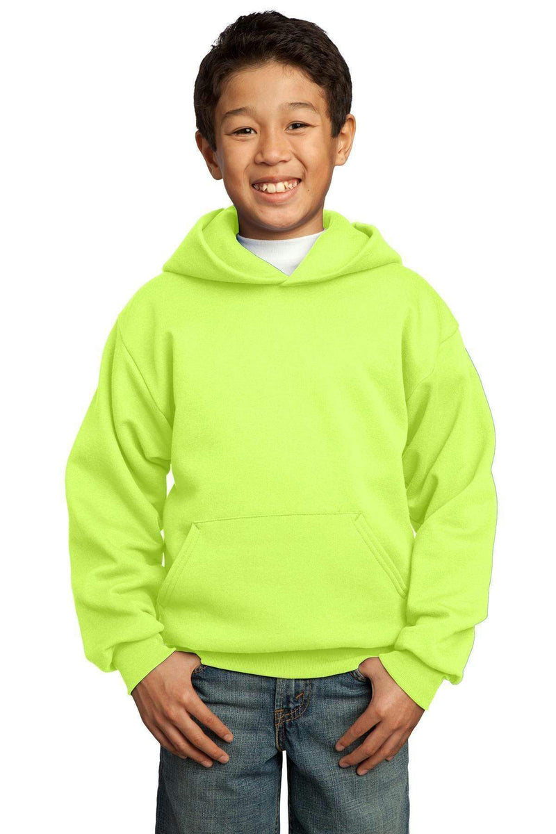 Sweatshirts/fleece Port & Company - Youth Core Fleece Pullover Hooded Sweatshirt.  PC90YH Port & Company