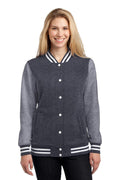 Sweatshirts/Fleece Sport-Tek Ladies Fleece  Letterman Jacket. LST270 Sport-Tek