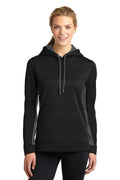 Sweatshirts/Fleece Sport-Tek Ladies Sport-Wick Fleece  Colorblock Hooded Pullover. LST235 Sport-Tek
