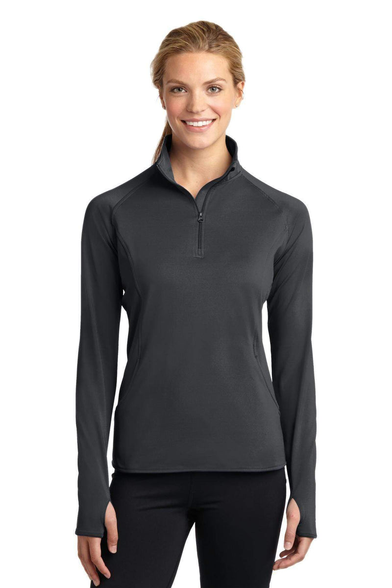Sweatshirts/fleece Sport-Tek Ladies Sport-Wick Stretch 1/2-Zip Pullover. LST850 Sport-Tek