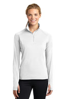 Sweatshirts/fleece Sport-Tek Ladies Sport-Wick Stretch 1/2-Zip Pullover. LST850 Sport-Tek