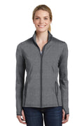 Sweatshirts/fleece Sport-Tek Ladies Sport-Wick Stretch Contrast Full-Zip Jacket.  LST853 Sport-Tek