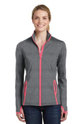 Sweatshirts/fleece Sport-Tek Ladies Sport-Wick Stretch Contrast Full-Zip Jacket.  LST853 Sport-Tek