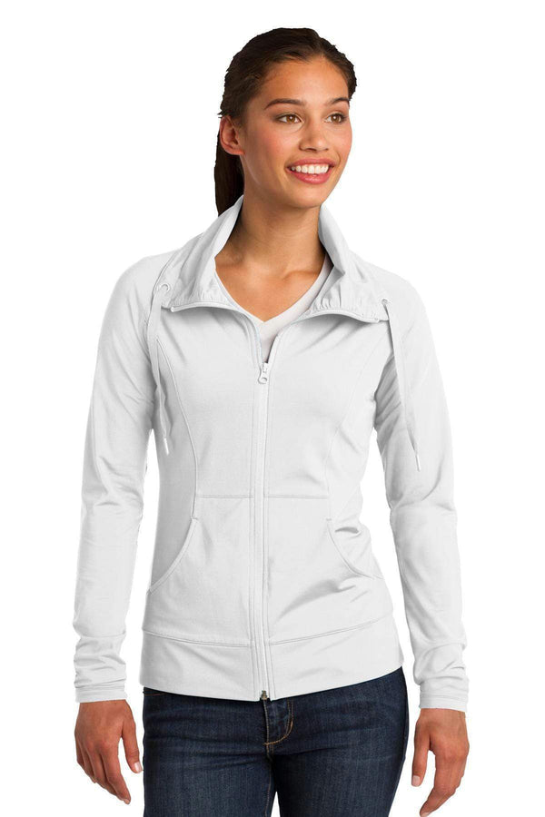 Sweatshirts/Fleece Sport-Tek Ladies Sport-Wick Stretch Full-Zip Jacket. LST852 Sport-Tek
