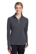 Sweatshirts/Fleece Sport-Tek Ladies Sport-Wick Textured 1/4-Zip Pullover.  LST860 Sport-Tek