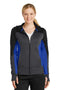 Sweatshirts/Fleece Sport-Tek Ladies Tech Fleece  Colorblock Full-Zip Hooded Jacket. LST245 Sport-Tek