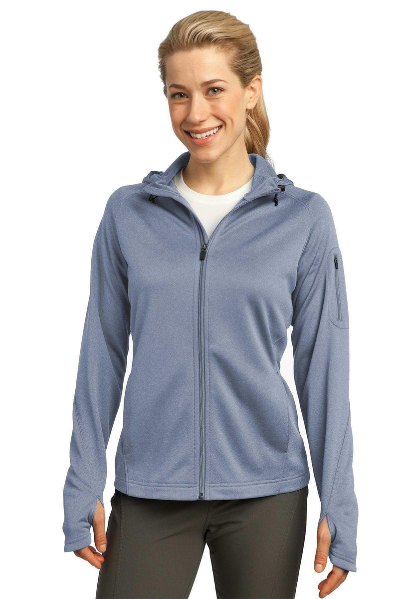 Sweatshirts/Fleece Sport-Tek Ladies Tech Fleece  Full-Zip Hooded Jacket. L248 Sport-Tek