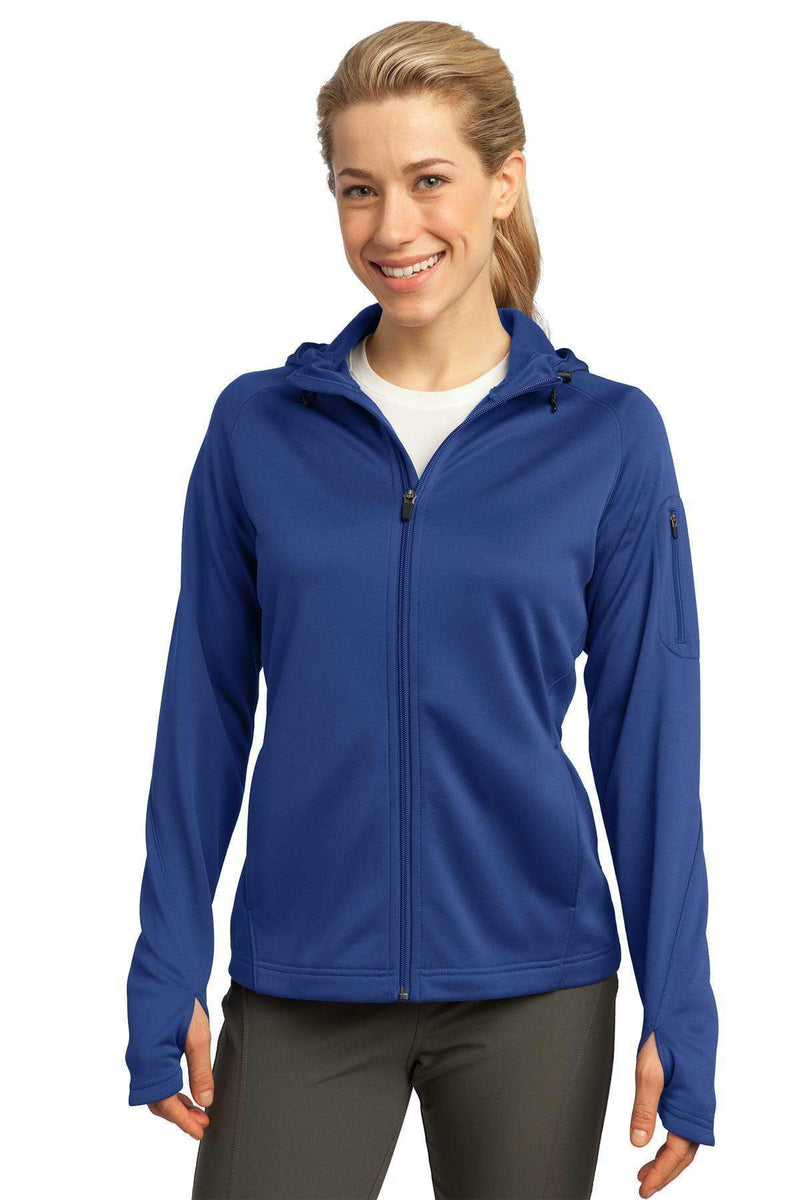 Sweatshirts/Fleece Sport-Tek Ladies Tech Fleece  Full-Zip Hooded Jacket. L248 Sport-Tek