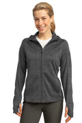 Sweatshirts/Fleece Sport-Tek Ladies Tech Fleece  Full-Zip Hooded Jacket. L248 Sport-Tek