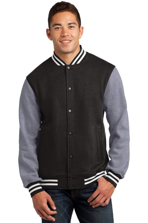 Sweatshirts/Fleece Sport-Tek Letterman Men's Fleece Jacket ST2707462 Sport-Tek