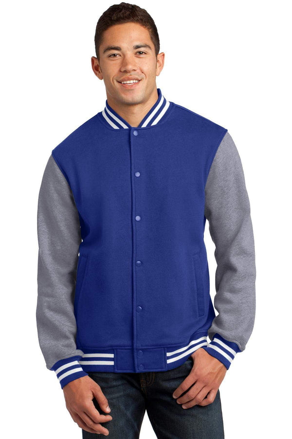 Sweatshirts/Fleece Sport-Tek Letterman Men's Fleece Jacket ST2707742 Sport-Tek