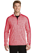 Sweatshirts/Fleece Sport-Tek PosiCharge Electric Heather Colorblock 1/4-Zip Pullover. ST397 Sport-Tek