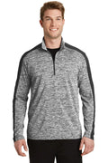Sweatshirts/Fleece Sport-Tek PosiCharge Electric Heather Colorblock 1/4-Zip Pullover. ST397 Sport-Tek